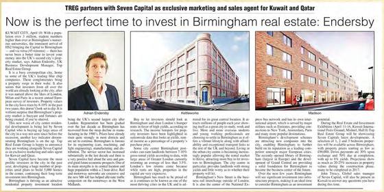 Clipping from Arab Times, 11 April 2016