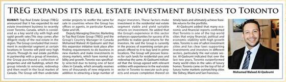Clipping from Kuwait Times, 19 October 2015
