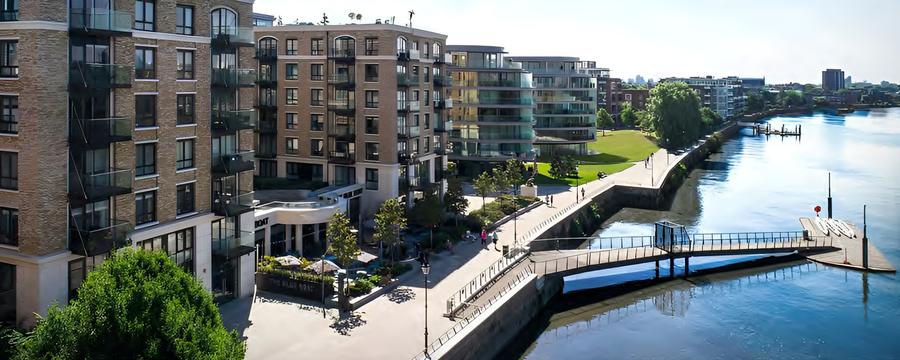 Fulham Reach, London, developer rendering